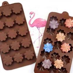 EPİNOX PASTRY MARKA - Silicone Chocolate Mold - 8 Flower Leafs (SCK-65) (1)