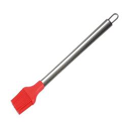 EPİNOX - Silikon Yumurta Fırçası, Çelik Sap, Kırmızı EPİNOX - Silikon Yumurta Fırçası, Çelik Sap, Kırmızı