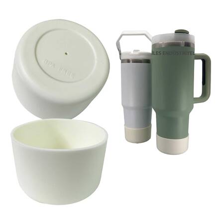 Trailx Quencher & Iceflow Kaymaz Silikon Termos Taban Koruyucu, Krem