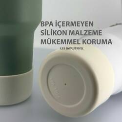 TRAİLX - Trailx Quencher & Iceflow Kaymaz Silikon Termos Taban Koruyucu, Krem (1)