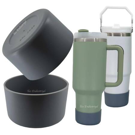 Trailx Stanley Quencher & Iceflow Kaymaz Silikon Taban Koruyucu, Gri