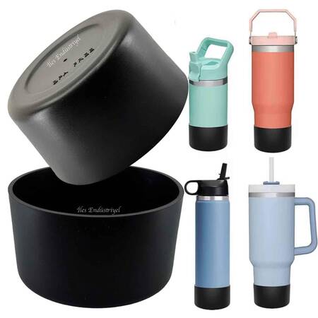 Trailx Stanley Quencher & Iceflow Kaymaz Silikon Taban Koruyucu, Siyah