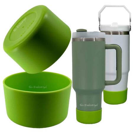 Trailx Stanley Quencher & Iceflow Kaymaz Silikon Taban Koruyucu, Yeşil