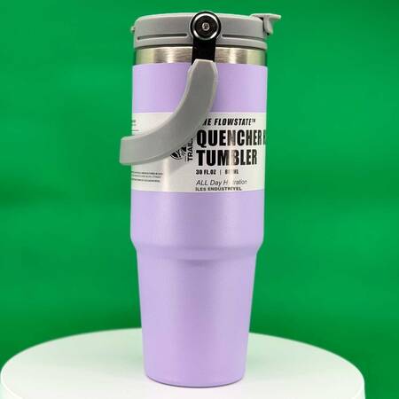 Trailx Vakumlu Termos, Paslanmaz Çelik 30 Oz/887 ml, Lila