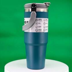Trailx Vakumlu Termos, Paslanmaz Çelik 30 Oz/887 ml, Mavi - Thumbnail