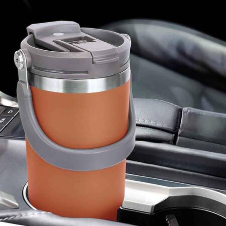 Trailx Vakumlu Termos, Paslanmaz Çelik 30 Oz/887 ml, Orange