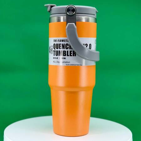 Trailx Vakumlu Termos, Paslanmaz Çelik 30 Oz/887 ml, Orange
