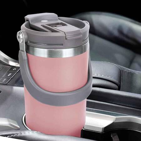 Trailx Vakumlu Termos, Paslanmaz Çelik 30 Oz/887 ml, Pembe