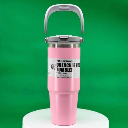 Trailx Vakumlu Termos, Paslanmaz Çelik 30 Oz/887 ml, Pembe