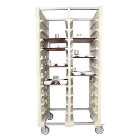 Tribeca Tepsi Taşıma Arabası, Çiftli 37x53 Cm Servis Tepsisi İçin Gri Tribeca Tepsi Taşıma Arabası, Çiftli 37x53 Cm Servis Tepsisi İçin Gri