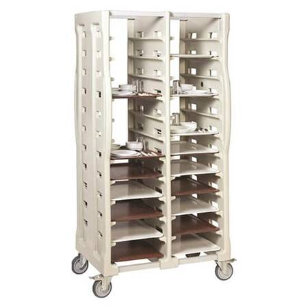 Tribeca Tepsi Taşıma Arabası, Çiftli 37x53 Cm Servis Tepsisi İçin Gri Tribeca Tepsi Taşıma Arabası, Çiftli 37x53 Cm Servis Tepsisi İçin Gri