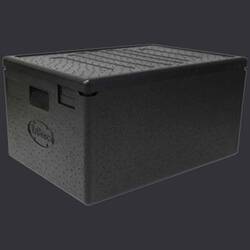 Tribeca Thermo Box, EPP 40x60 Cm, Üstten Yüklemeli, 81 L, Siyah - Thumbnail