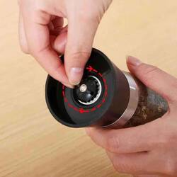 EPİNOX - TUZ - BİBER DEĞİRMENİ - CAM HAZNE 13 CM (CSS-13) (1)