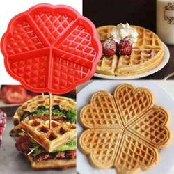 Waffle Kalıbı, Silikon, 5 Bölmeli - Thumbnail