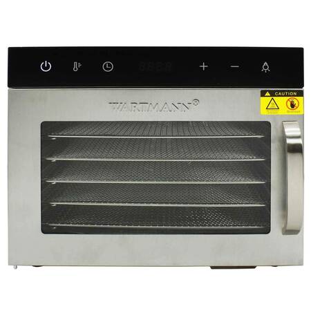 Wartmann Meyve ve Sebze Kurutma Makinesi, 6 Tepsi, Paslanmaz Çelik Wartmann Meyve ve Sebze Kurutma Makinesi, 6 Tepsi, Paslanmaz Çelik