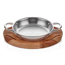 Altınbaşak - Yumurta Sahanı, Multi Metal Çelik, Ahşap Nihale, 16 Cm Altınbaşak - Yumurta Sahanı, Multi Metal Çelik, Ahşap Nihale, 16 Cm