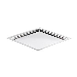 Zenga Collection - Zenga Kare Paslanmaz Sunum Tepsi 28x28x1 Cm Zenga Collection - Zenga Kare Paslanmaz Sunum Tepsi 28x28x1 Cm